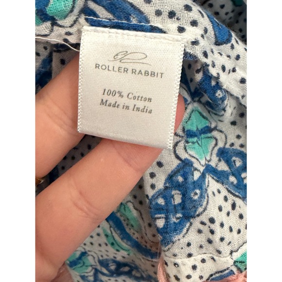 Roller Rabbit Blue and Pink Tunic - Picture 6 of 7